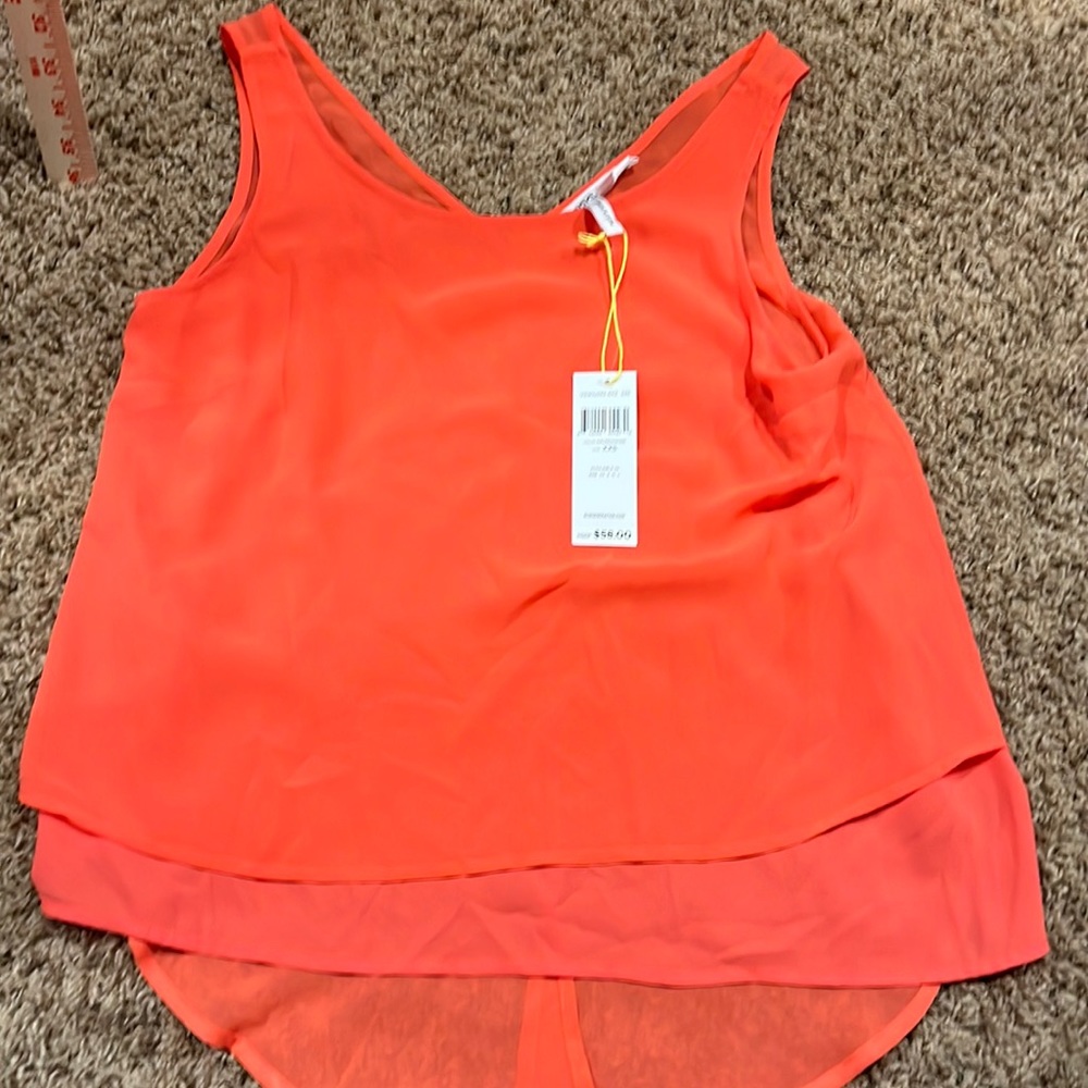 BCBG GENERATION TANK XXS SALMON NWT